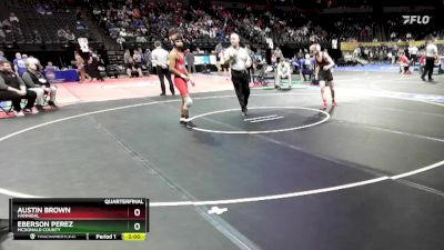 113 Class 3 lbs Quarterfinal - Austin Brown, Hannibal vs Eberson Perez, McDonald County