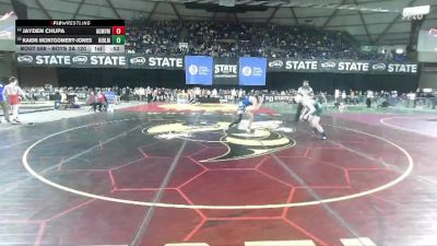 Boys 3A 120 lbs Cons. Round 4 - Kaidn Montgomery-Jones, Ridgeline vs Jayden Chupa, Auburn Mountainview