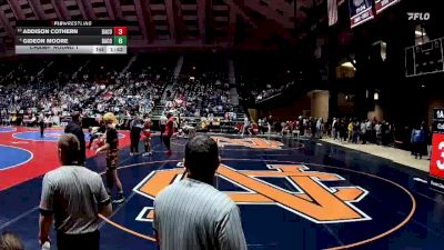 1A-144 lbs Champ. Round 1 - Addison Cothern, Bacon County vs Gideon Moore, Dade County