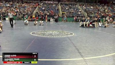 2A 175 lbs Quarterfinal - Judge Lloyd, Seaforth vs Dashawn Folks, Ayden - Grifton