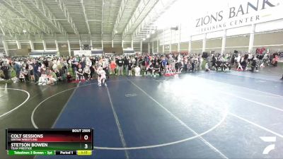 79 lbs Cons. Round 2 - Stetson Bowen, Team Prestige vs Colt Sessions, Uintah Wrestling