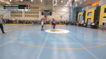 144 lbs Cons. Round 3 - Kenyen Littleton, Laurel H S vs Jackson Grandel, Delaware Military Academy