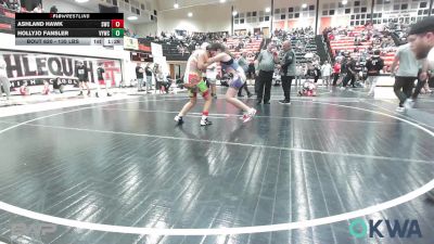 135 lbs Rr Rnd 1 - Ashland Hawk, Salina Wrestling Club vs HollyJo Fansler, Verdigris Youth Wrestling