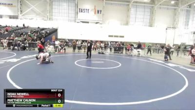 110 lbs Cons. Round 2 - Noah Newell, Club Not Listed vs Matthew Calnon, Victor Wrestling Club