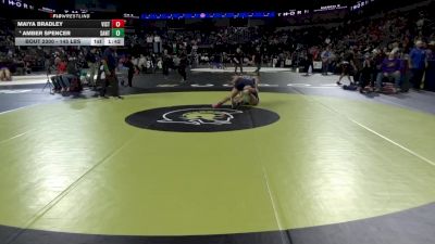145 lbs Round Of 16 - Maiya Bradley, Vista Murrieta (SS) vs Amber Spencer, Santana (SD)