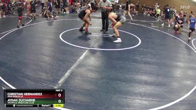 155 lbs Cons. Round 1 - Aydan Ducharme, Vacaville Wrestling Club vs Christian Hernandez, Paso Robles HS