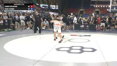 132 lbs Cons. Sub-rd Of 64 - James Nalbone, New York vs Eoin Comes, Vermont