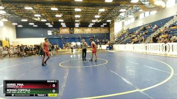 144 lbs Round 3 (8 Team) - Adriel Pina, Cowboys WC vs Roman Coppola, Lake Mary Militia WC