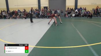 110 lbs Cons. Round 3 - Jerrin Glasbrenner, FWA vs Ryan Goth, Pinnacle Wrestling Club