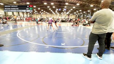 126 lbs Rr Rnd 1 - Destiny Wooley, MF Angels - HSG vs Juliana VanSlyke, Buffalo Valley Purple - HSG
