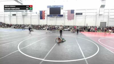 46 lbs Consolation - Emilio Sigala, Az Cross Trained vs Hayden Templeton, Mat Rats Rebooted