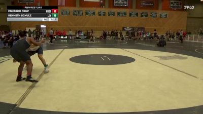 141 lbs Champ. Round 1 - Eduardo Cruz, Moorpark College vs Kenneth Schulz, Lemoore College