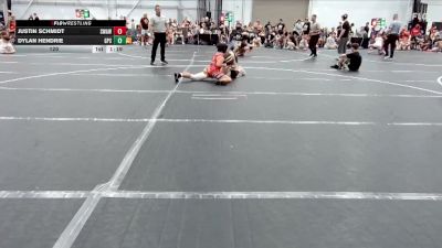 120 lbs Round 4 (6 Team) - Dylan Hendrie, GPS vs Justin Schmidt, Savage WA White