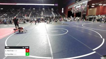 78 lbs Semifinal - Elias Martinez, Team Braves WC vs Braxten Sombke, Dakota Boyz WC