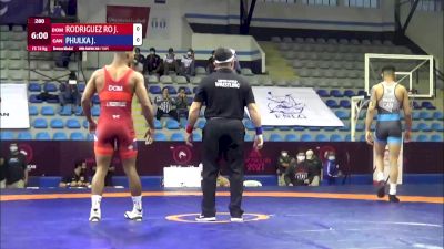 74 kg Final 3-5 - Julio Rafael Rodriguez Romero, Dominican Republic vs Jasmit Singh Phulka, Canada