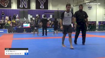 Anthony B. Way Jr. vs Maurico Esteban Gomez Bobadilla 2019 Pan IBJJF Jiu-Jitsu No-Gi Championship