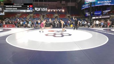 215 lbs Cons. Quarters - Braylen Meeuwsen, MI vs Satoshi Davis, NV