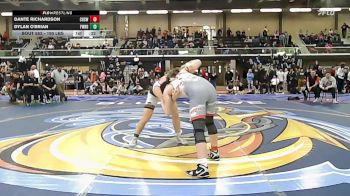 190 lbs Consolation - Dante Richardson, Cranston West vs Dylan O'Brian, Fairfield Warde