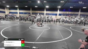 82 lbs Consi Of 8 #2 - Lucas Snodgrass, Palisade Little Dawgs vs Mateo Saldana, Sonoma WC