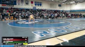 170 lbs Quarterfinal - Leo Siekmann, Scott West vs Cael Willaert, Mankato East