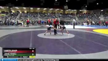 67 lbs Quarterfinal - Jimmie Fewell, Cowboy Mat Club vs Landyn Adams, Salem Elite Mat Club