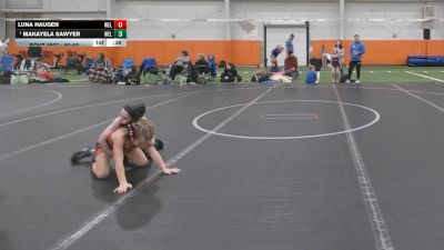 50-60 lbs Round 3 - Makayela Sawyer, Mat Demon vs Luna Haugen, Beaver