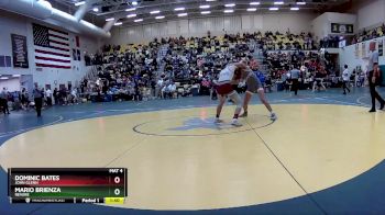 138 lbs Quarterfinal - Dominic Bates, JOHN GLENN vs Mario Brienza, REVERE