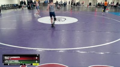 95 lbs Finals (8 Team) - Riley Harberts, Adrian vs Levi Matthees, Z-M (Zumbrota/Mazeppa)