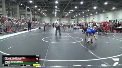 90 lbs Quarterfinal - Kaleb Keiswetter, Norton vs Ethan Worthington, South Central Punishers