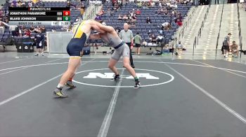 184 lbs Cons. Round 2 - Blake Johnson, Missouri Baptist University vs Jonathon Paramore, Reinhardt University (GA)
