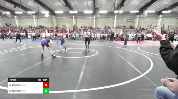 81 lbs Final - Abel Coulon, Gladiator Wr Acd vs Austin Barnes, Hammer House Mafia