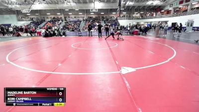 138 lbs Cons. Round 10 - Kori Campbell, Lindsey Wilson vs Madeline Barton, Quincy