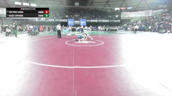 Boys 4A 132 lbs Quarterfinal - Victor Luna, Chiawana vs Alex Othon, Tahoma