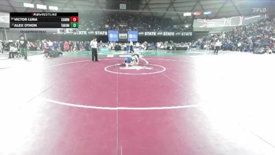 Boys 4A 132 lbs Quarterfinal - Victor Luna, Chiawana vs Alex Othon, Tahoma