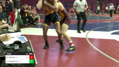 174 lbs Round Of 16 - Mason Alessio, Central Michigan vs Dom D'Agostino, Drexel