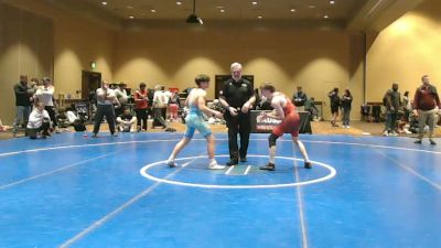132 lbs Cons. Quarters - Eoin Comes, Northern Vermont Wrestling Club vs Bart Meckley, Exodus Wrestling Club