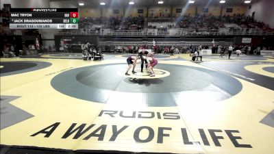 132 lbs Round Of 32 - Mac Tryon, The Haverford School vs Jack Dragoumanos, Belmont Hill