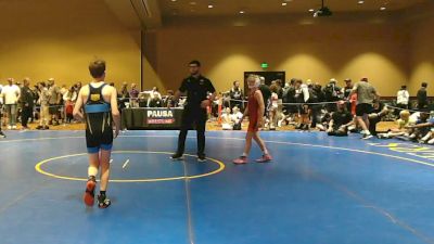 92 lbs 3rd Place Match - Knox Stamp, Wheeling Wrestling Club vs TJ Markijohn, Gold Schopp Wrestling Club