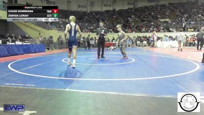 113 lbs Consi Of 64 #2 - Chase Nombrana, Tough N Technical Wrestling Club vs Joshua Lorah, Altus JH