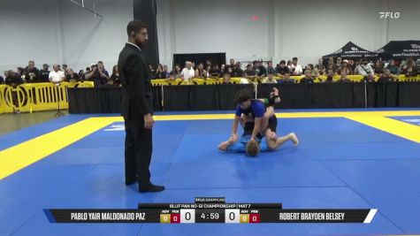 Pablo Yair Maldonado Paz vs Robert Brayden Belsey 2026 Pan IBJJF Jiu-Jitsu No-Gi Championship