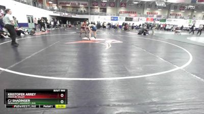 149 lbs Cons. Round 7 - Kristofer Arrey, Missouri Valley vs Cj Shadinger, Reinhardt University (GA)