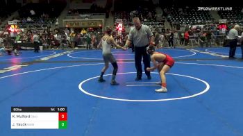 80 lbs Consolation - Kadin Mulford, Colorado Outlaws vs Jayden Yauck, Sarbacker Wrestling Academy