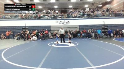 49 lbs Champ. Round 1 - Chance Deaugustineo, Cougar Wrestling Club vs Blake Jennings, Buzzsaw Wrestling Club