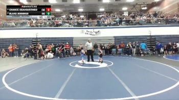 49 lbs Champ. Round 1 - Chance Deaugustineo, Cougar Wrestling Club vs Blake Jennings, Buzzsaw Wrestling Club