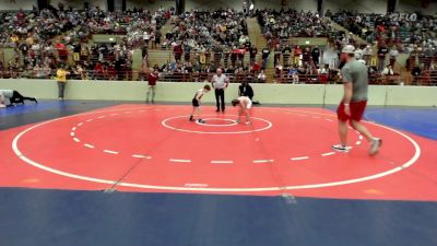 52 lbs Round Of 16 - Lincoln Towns, Georgia vs Carter Line, Compound Wrestling