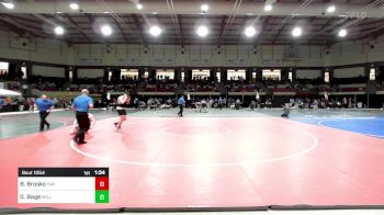 285 lbs Semifinal - Billy Brosko, The Haverford School vs Gavin Bage, Mount Saint Joseph