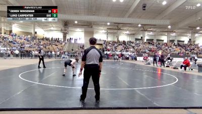 AA 138 lbs Cons. Semi - Luke Carpenter, East Hamilton High School vs Derek Winseman, Dobyns Bennett High School