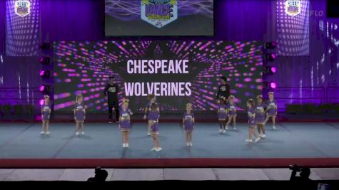 Chespeake Wolverines [2022 Mitey Mite Show Cheer 1] 2022 Pop Warner National Cheer & Dance Championship