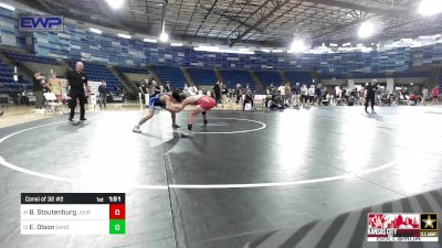 113 lbs Consi Of 32 #2 - Brendan Stoutenburg, Journeymen Wrestling Club vs Easton Olson, Sanderson Wrestling Academy