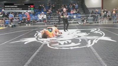 113 lbs Consi Of 16 #1 - Jaxon Sanchez, CA vs Santino Pascarella, NY